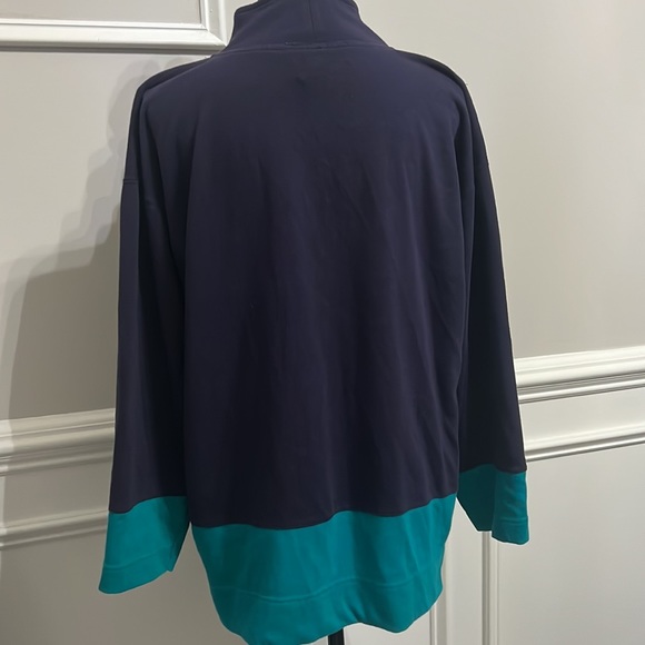 Melbourne Nautical Cowl neck sweatshirt Embroidered Anchor Image Size Large - Picture 3 of 12